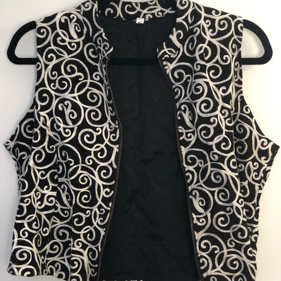Jackets & Blazers - Embroidered vest